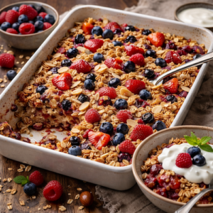 Oat Berry Bake Breakfast